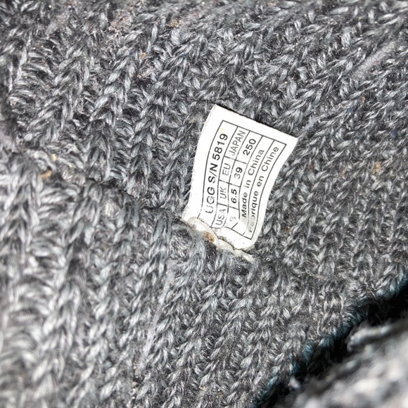 Gray Crochet Uggs - Picture 6 of 6